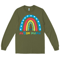 Army Green Autism Mama Long Sleeve Tee - artisFamous