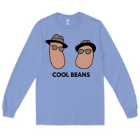 Colony Blue cool beans Long Sleeve Tee - artisFamous