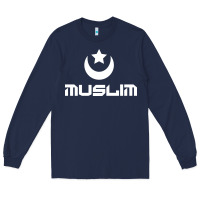 Navy muslim Long Sleeve Tee - artisFamous