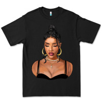 Black black woman Premium Tee - FaDigitalArtStudio