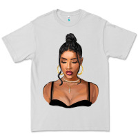 Dove Grey black woman Premium Tee - FaDigitalArtStudio