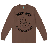 Chestnut nanny duck quack quack quack Long Sleeve Tee - artisFamous