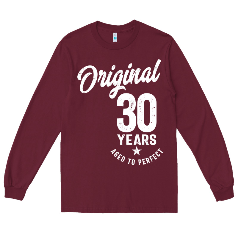 30 Year Old Gift | 30th Birthday Gift Ideas - Mens And Womens Long Sleeve Tee by artisFamous | Teevron