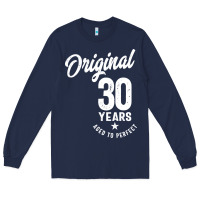 Navy 30 Year Old Gift | 30th Birthday Gift Ideas - Mens and Womens Long Sleeve Tee - artisFamous