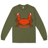 Army Green crabby Long Sleeve Tee - artisFamous