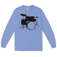 Colony Blue drums drummer Long Sleeve Tee - artisFamous