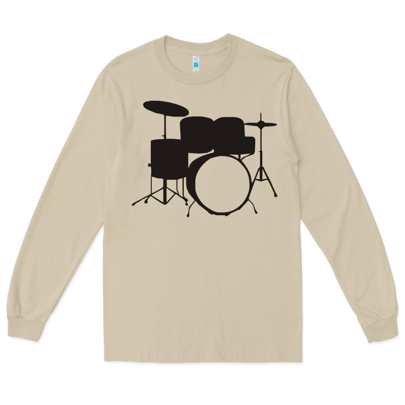 Drums Drummer Long Sleeve Tee by artisFamous | Teevron