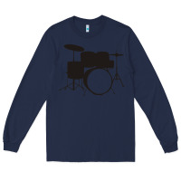 Navy drums drummer Long Sleeve Tee - artisFamous