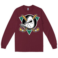 Burgundy ducks team Long Sleeve Tee - artisFamous