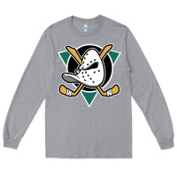 Heather Grey ducks team Long Sleeve Tee - artisFamous