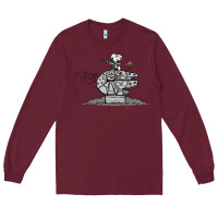 Burgundy scruffy smugglers and pirates Long Sleeve Tee - artisFamous