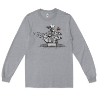 Heather Grey scruffy smugglers and pirates Long Sleeve Tee - artisFamous