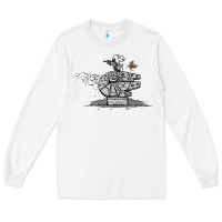 White scruffy smugglers and pirates Long Sleeve Tee - artisFamous