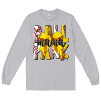 Moon Dust ball park mama Long Sleeve Tee - CowhideDigitalArt