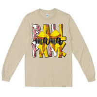 Mushroom ball park mama Long Sleeve Tee - CowhideDigitalArt