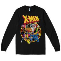 Black x m.e.n ani.ma.ted series retro 90s t shirt Long Sleeve Tee - artisFamous