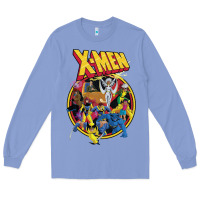 Colony Blue x m.e.n ani.ma.ted series retro 90s t shirt Long Sleeve Tee - artisFamous
