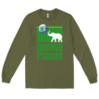 Army Green ANIMAL PLANET Long Sleeve Tee - artisFamous
