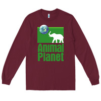 Burgundy ANIMAL PLANET Long Sleeve Tee - artisFamous