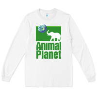 White ANIMAL PLANET Long Sleeve Tee - artisFamous