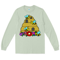 Matcha bee hive Long Sleeve Tee - artisFamous
