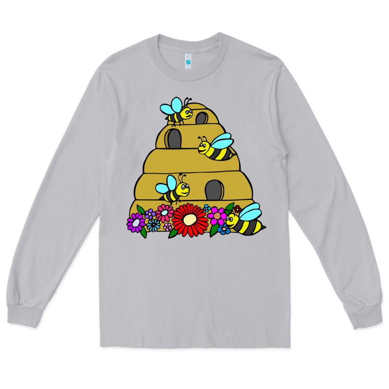 Bee Hive Long Sleeve Tee by artisFamous | Teevron
