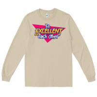 Mushroom be excellent to each other Long Sleeve Tee - artisFamous