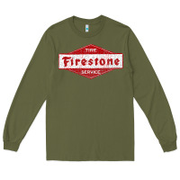 Army Green firestone tires classic active t shirt Long Sleeve Tee - artisFamous