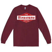 Burgundy firestone tires classic active t shirt Long Sleeve Tee - artisFamous