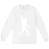 White the mountain sasquatch Long Sleeve Tee - artisFamous