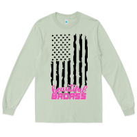 Matcha beautiful badass american Long Sleeve Tee - artisFamous