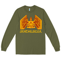 Army Green shiva hinduism modular synthesizer synth Long Sleeve Tee - artisFamous