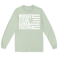 Matcha whiskey steak guns freedom Long Sleeve Tee - artisFamous