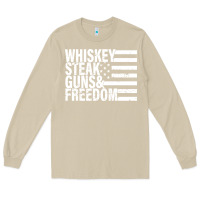Mushroom whiskey steak guns freedom Long Sleeve Tee - artisFamous