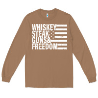 Toasted Coconut whiskey steak guns freedom Long Sleeve Tee - artisFamous