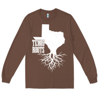 Chestnut texas roots vintage usa Long Sleeve Tee - artisFamous