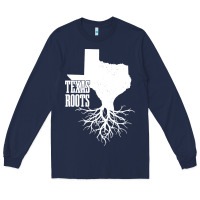 Navy texas roots vintage usa Long Sleeve Tee - artisFamous