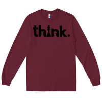Burgundy think chess Long Sleeve Tee - artisFamous