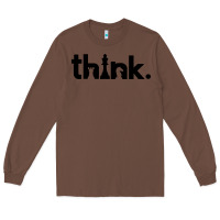 Chestnut think chess Long Sleeve Tee - artisFamous
