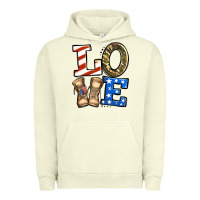 Pigment Pistachio 4th of July Army Love Urban Hoodie - Jasminsmagicworld