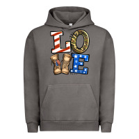 Pigment Tornado 4th of July Army Love Urban Hoodie - Jasminsmagicworld