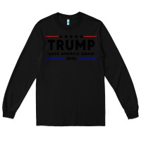 Black trump 2024 Long Sleeve Tee - artisFamous