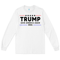 White trump 2024 Long Sleeve Tee - artisFamous