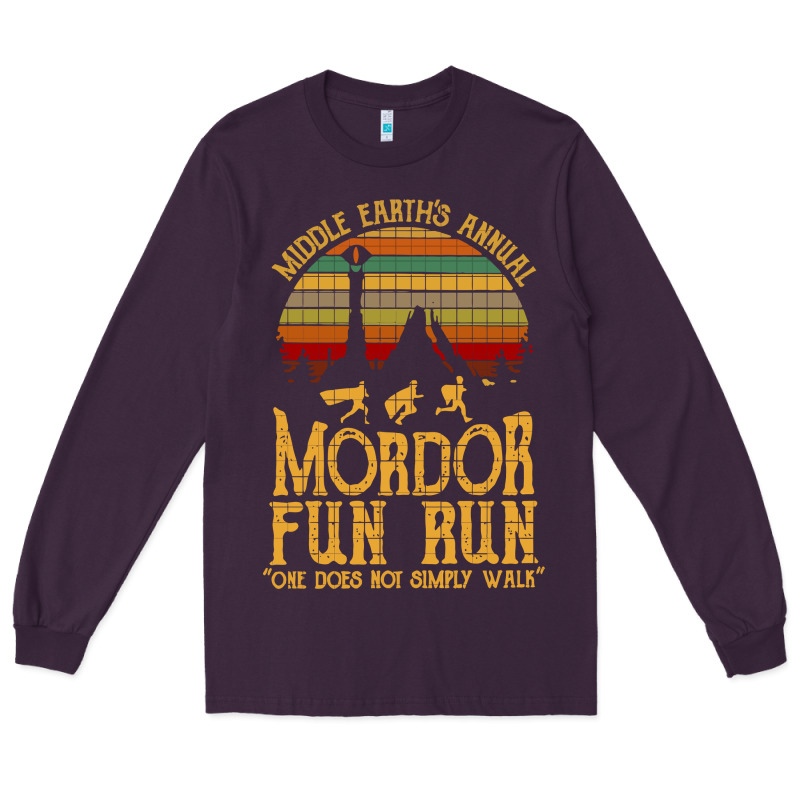 Middle Earth's Annual Mordor Fun Run Long Sleeve Tee by artisFamous | Teevron
