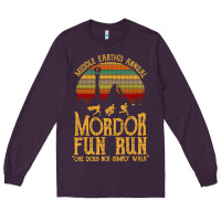 Plum middle earth's annual mordor fun run Long Sleeve Tee - artisFamous