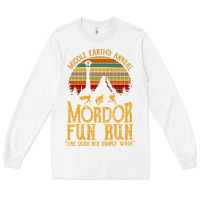 White middle earth's annual mordor fun run Long Sleeve Tee - artisFamous