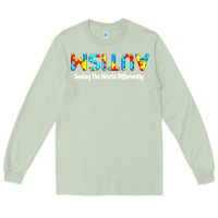 Matcha autism seeing the world differently Long Sleeve Tee - artisFamous