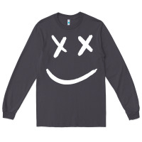 Smoke x eyed smiley face x eyes smiling Long Sleeve Tee - artisFamous