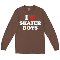 Chestnut i love skater boys Long Sleeve Tee - artisFamous