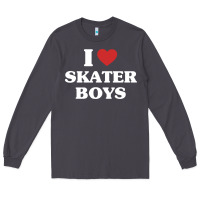Smoke i love skater boys Long Sleeve Tee - artisFamous